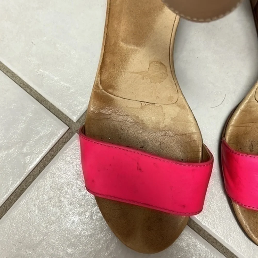 Maison Martin Margiela MM6 Paris pink wedge heels